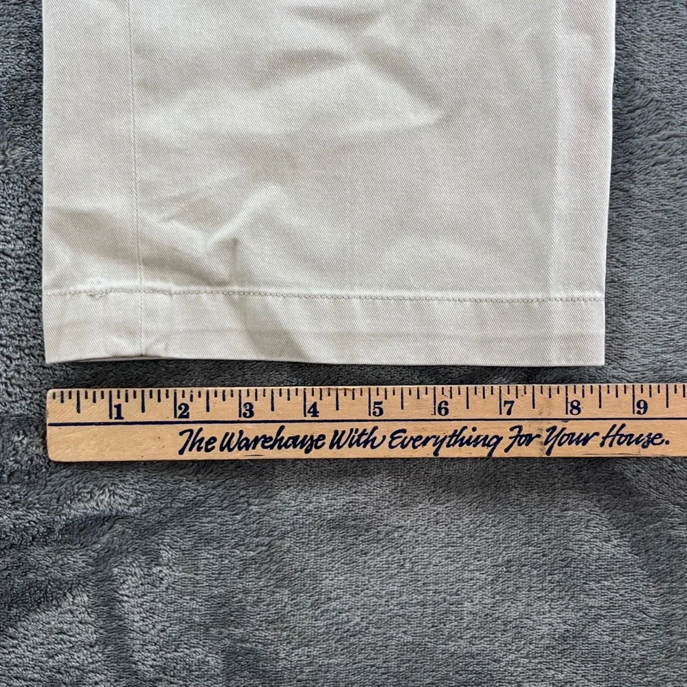 Polo Ralph Lauren Classic Fit Khaki Chino Pants Men 38x32 Tan Straight Leg Cottn